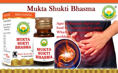 Buy Basic Ayurveda Mukta Shukti Bhasma 5 Gram Pack of 10 | Natural ...