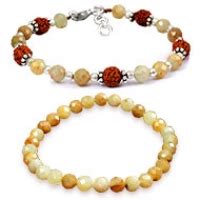 Yellow Sapphire Bracelet, Peela Pukhraj Bracelet, Buy Online Yellow ...