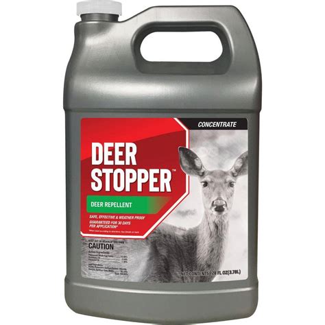 ANIMAL STOPPER Deer Stopper Animal Repellent, 1 Gal. Concentrate DS-C ...