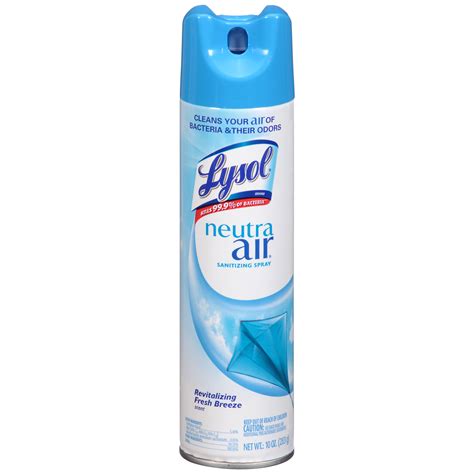 Lysol Neutra Air Sanitizing Spray, Fresh Scent, 10 oz (283 g)