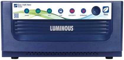 Luminous 1650 Eco Volt+1650/24v UPS Inverter with Battery for Home ...