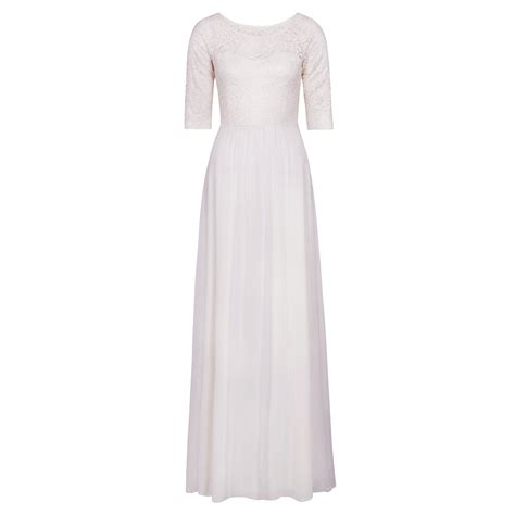 Opal Silk And Lace Wedding Gown In Ivory | Alie Street London | Wolf & Badger