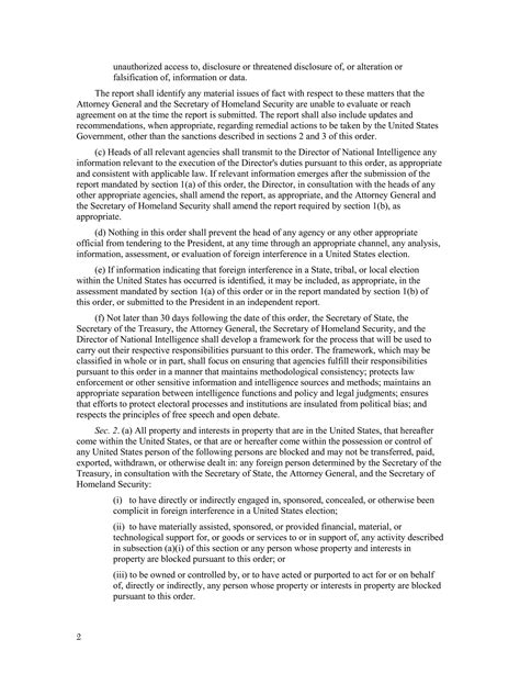 Executive Order 13848 | PDF