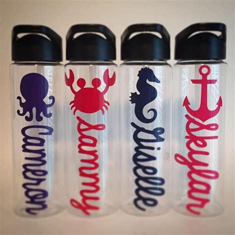 24 Oz. Personalized Plastic Water Bottle With Straw Polka Dots - Etsy