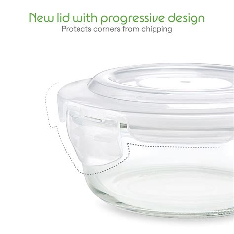 Buy Borosil Klip n Store Round Glass Container, 400 ml at Best Price ...
