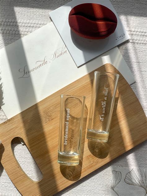 Personalized Shot Glasses – Set of 2 | Custom Shot Glasses - Lemonade