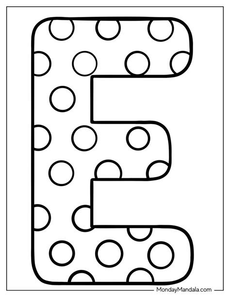 20 Letter E Coloring Pages (Free PDF Printables)