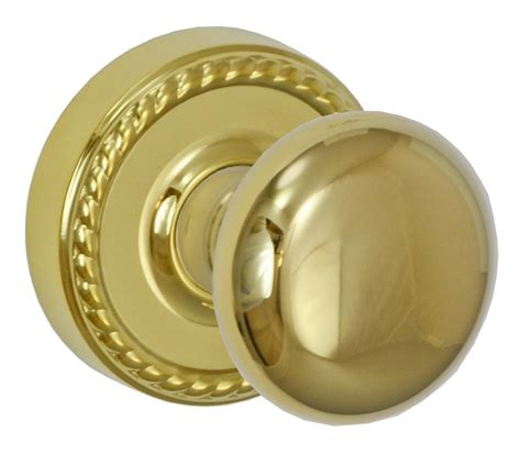 Fusion Hardware P-01-Z8-0-PVD Full Set Half-Round Passage Knob with ...