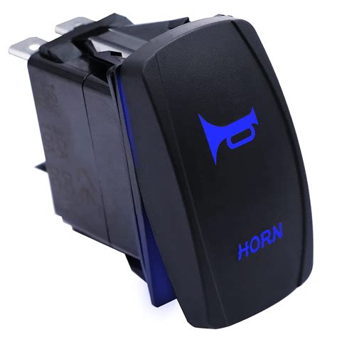 mxuteuk 12V Waterproof Horn Rocker Switch Momentary | Ubuy India