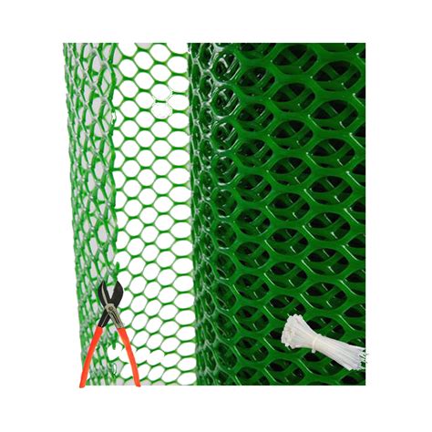 SAI PRASEEDA PVC Garden Fencing Net_Mesh_4 Feet Height X 15 Feet Length ...