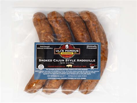 Uli's Famous Smoked Cajun Style Andouille - Ulis Famous Sausage