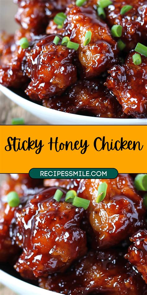 Sticky Honey Chicken | Recipe in 2025 | Honey chicken recipe, Chinese ...