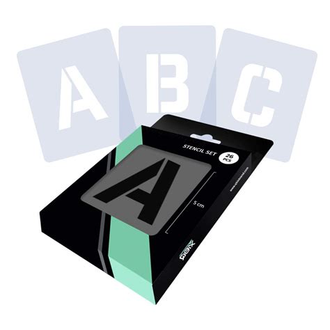 Buy Letters Stencil Set ? Choose 2 Sizes ? Complete Alphabet Stencil ...