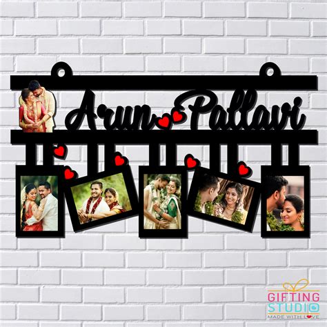 Buy Personalised Name Photo Frame | Best Couple Photo Frames ...