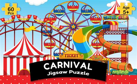 Buy WONDRBOX Carnival Jigsaw Puzzles for Kids | Educational Toy for The ...