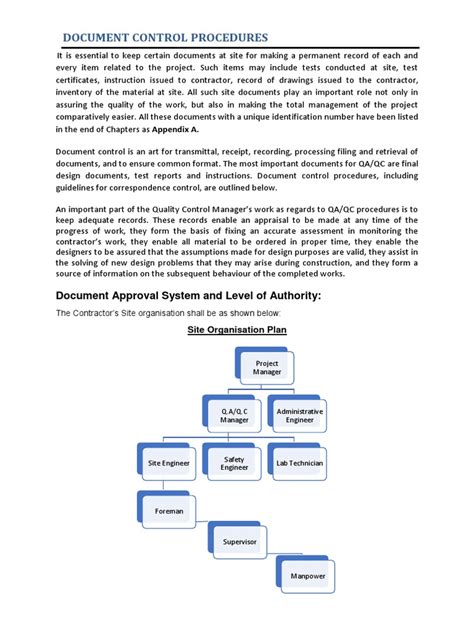 Image result for Document Control Procedures Excl