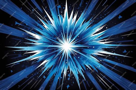 Image result for Exploding Star with Blue Background