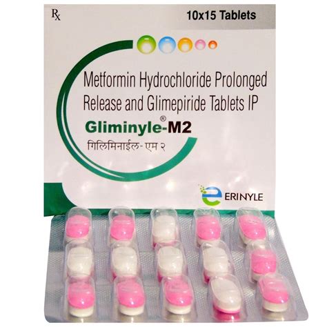 Gliminyle-M2 Tablet 15's Price, Uses, Side Effects, Composition ...