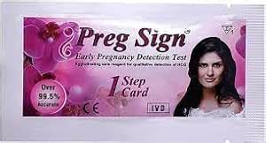 Preg Sign HCG Urine Pregnancy Test Kit Device : Amazon.in: Health ...
