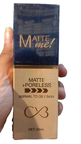 Buy CVB Paris Matte Me +Poreless Foundation 60ml Online at Low Prices ...