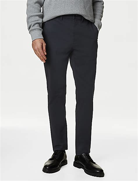 Buy Slim Fit Stretch Chinos at Marks & Spencer