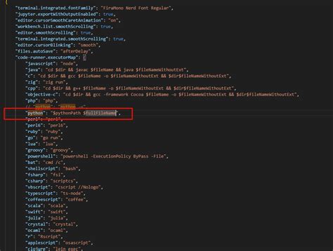 Visual Studio Code Python Code Runner Configuration 的图像结果