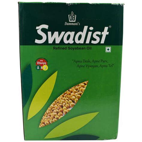 Swadist Soyabean Refined Oil (Jar) 15 L — Quick Pantry