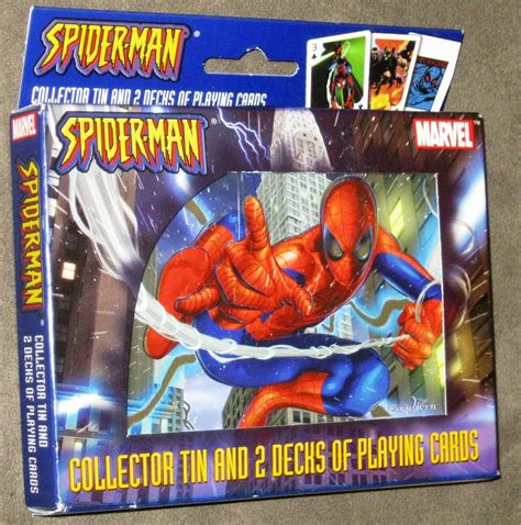 Bicycle Spider-man Collector Tin and 2 Decks of Playing cards - NEW | eBay