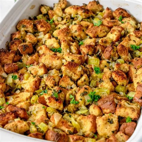 Homemade Stuffing Recipe - Mom's Dinner | Recipe | Stuffing recipes ...