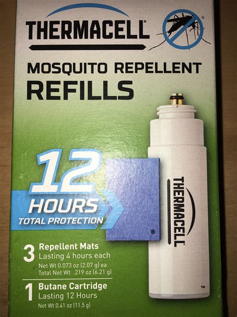 Thermacell Mosquito Repellent Refills 12 Hour Protection 3 Mats 1 ...