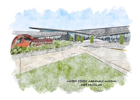 United States Marshals Museum, Fort Smith, Arkansas Art Prin — She Studios