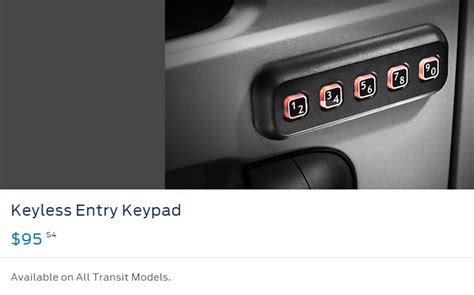 Image result for Ford Transit Keypad Installation