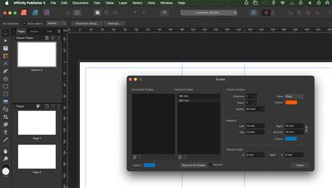 AfPub: Creating Layout with several pages *next to each other ...
