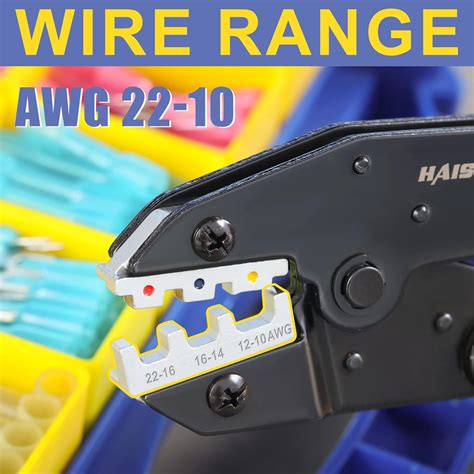 Buy haisstronica Crimping Tool For Heat Shrink Connectors-AWG 22-10 ...