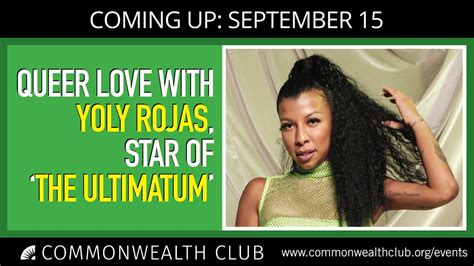 Queer Love with Yoly Rojas, Star of The Ultimatum, The Commonwealth ...