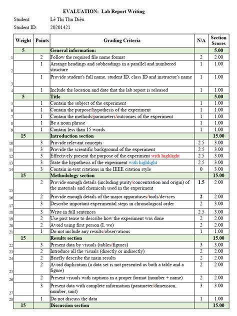 Report Checklist Form for Computer Lab 的图像结果