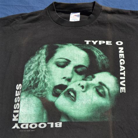1993 Type O Negative Bloody Kisses Shirt Vintage T-shirt Size XL Tee ...
