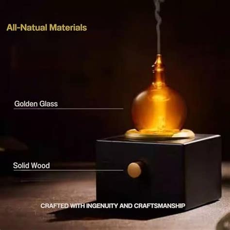 Essential Oil Nebulizer | USMLMOOT Gold Fire Original Design ...