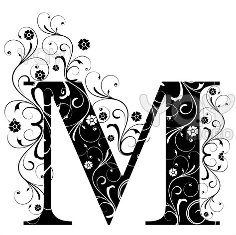 Fancy Letter M Font