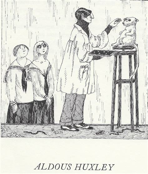 Vintage Original EDWARD GOREY Print From 1974. Edward Gorey Art. aldous ...