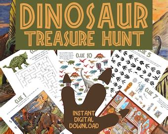 Buy Printable Treasure Hunt Clues Cards for Kids Puzzle Activity at ...