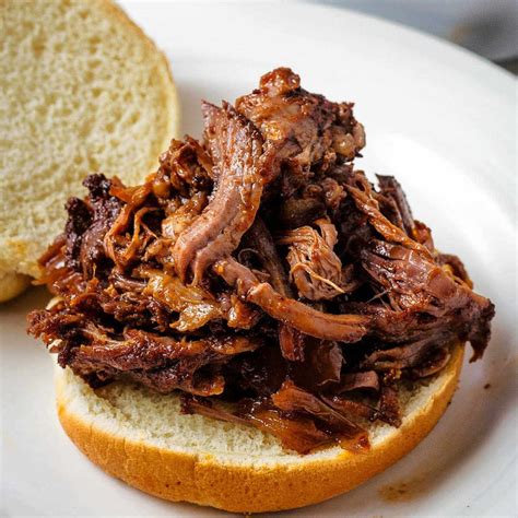 Slow Cooker Shredded Beef Recipe (Pulled BBQ Beef) - Life, Love, and ...