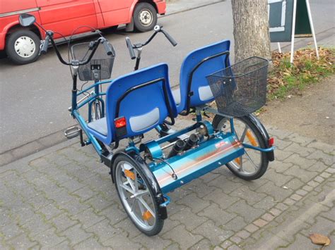 143 Dreirad Gang DOPPELSITZER mit Rücktrittsbremse 20 Zoll ...