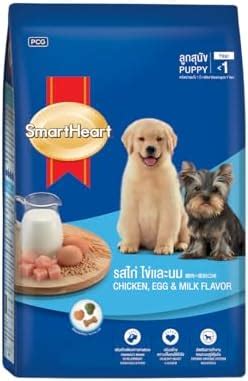 Smart Heart SmartHeart Puppy Dry Dog Food Chicken, Egg & Milk Flavour ...