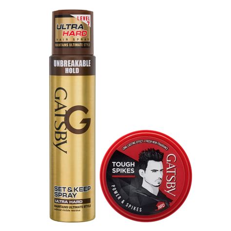 Buy Gatsby Japan Set and Keep Ultra Hard Hair Spray, 250ml with Power ...