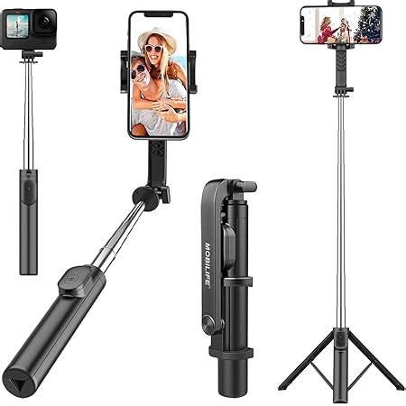 WeCool S1 Selfie Stick with Tripod Stand,Bluetooth Extendable Tripod ...