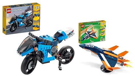 Lego Creator 3in1 Supersonic Jet 31126 Building Kit (215 Pieces) & LEGO ...