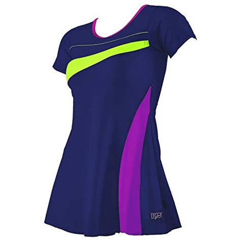 Lycot - Ladies Lycra Half Sleeve A-Line Top Padded Swimwear (Size: 5XL ...