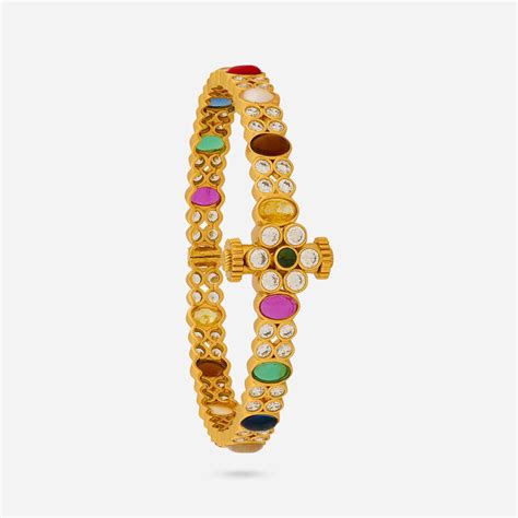 Elegant 92.5 Silver Temple Jewellery Bangles | Shop Temple Bangles