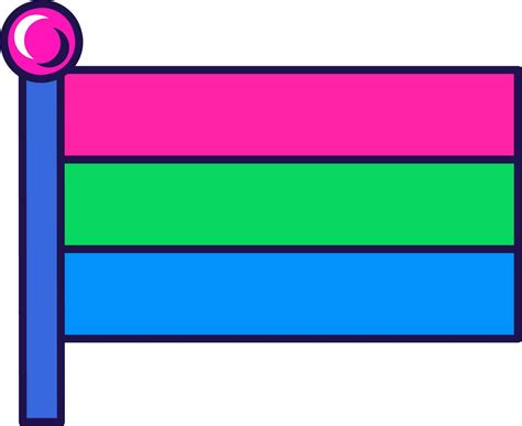 Outline Flagpole Flag Poly Sexual Pride 23786385 Vector Art at Vecteezy